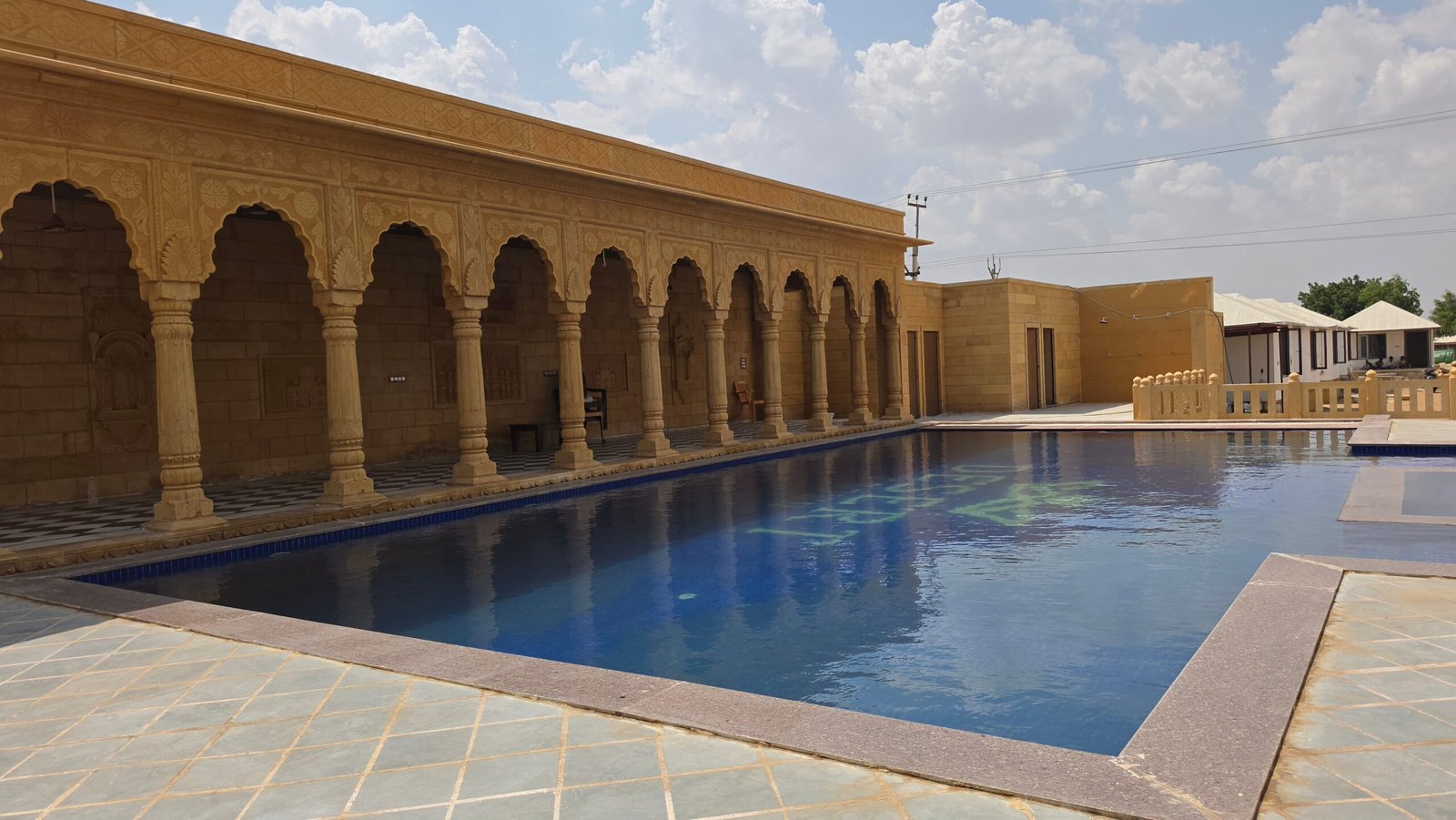 Pool and leisure area